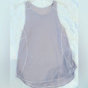 Lululemon lavender/gray tank top, size 6